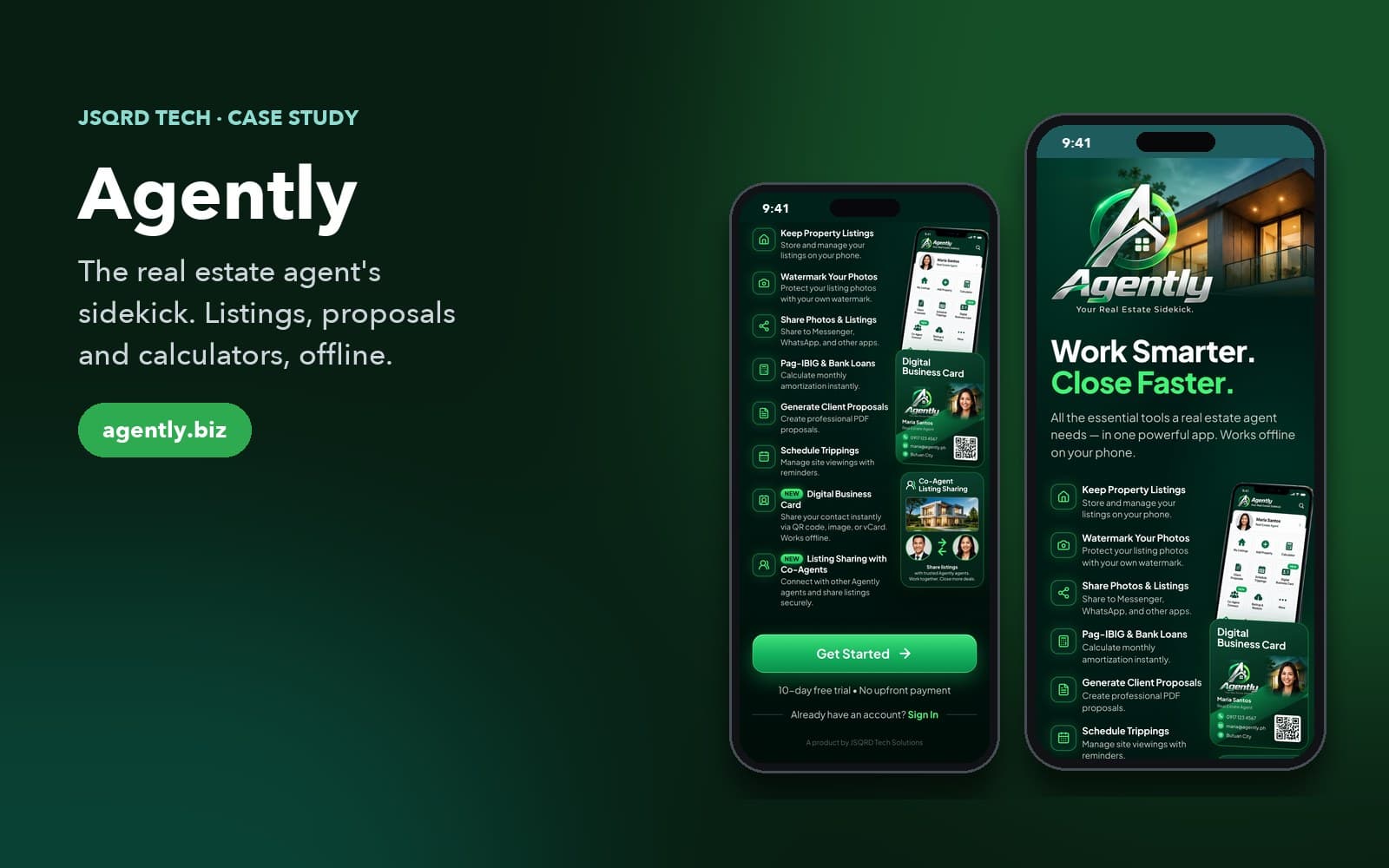 Agently screens