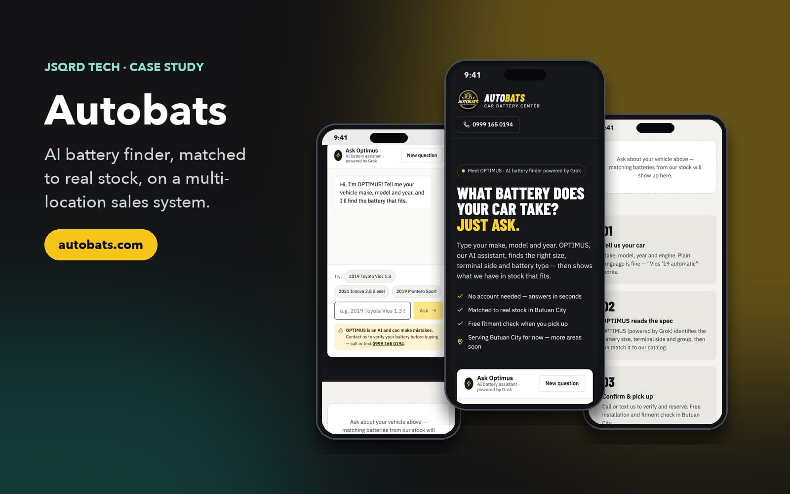 Autobats screens